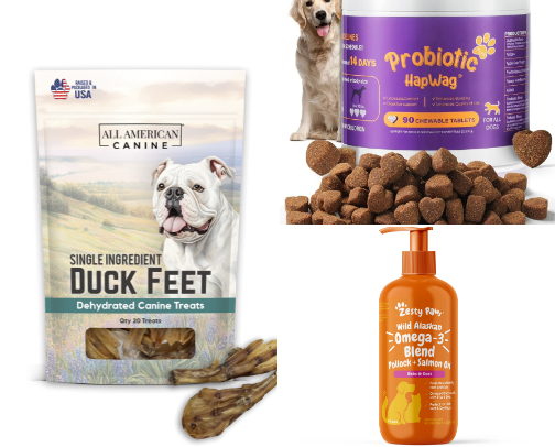 Dog Products I love cover photo collage