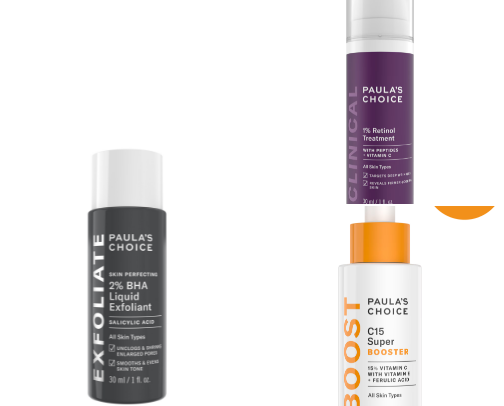 Skin care cover photo collage
