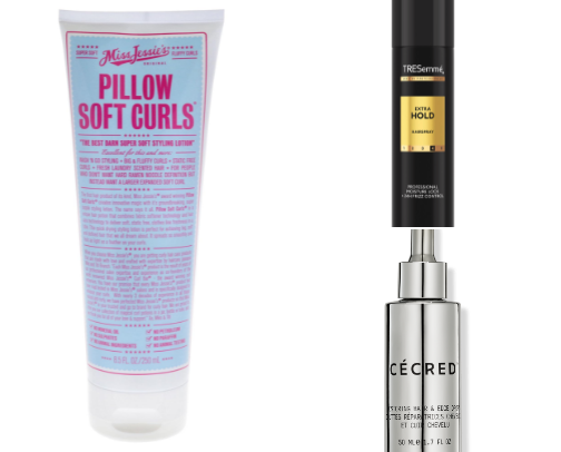What I use for hair care cover photo collage