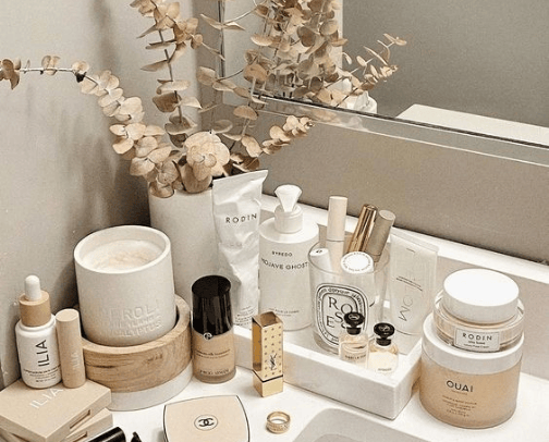 skincare cover photo collage