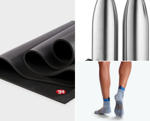 Yoga Accessories cover photo collage
