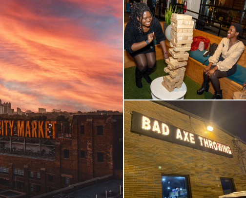 Date night in Atlanta cover photo collage