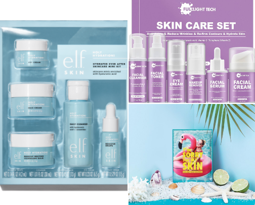 black friday skincare cover photo collage