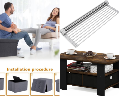 Genius Amazon Home Finds: Space-Saving & Multifunctional! 🏡✨ cover photo collage