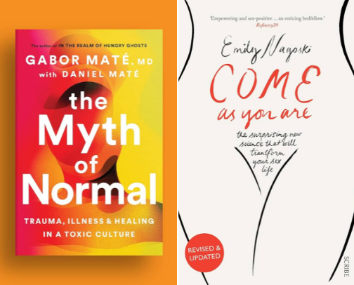 nf book recs cover photo collage