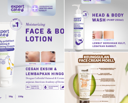 Best Kids Skincare Products for Sensitive & Gentle Care cover photo collage