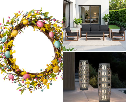 Spring Porch Refresh cover photo collage