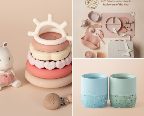Tasty Time: Baby Feeding and Teething Essentials cover photo collage