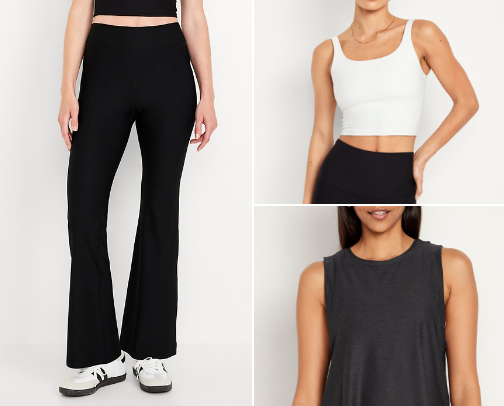 Yoga outfits under $40 cover photo collage