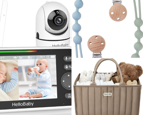 Baby items cover photo collage