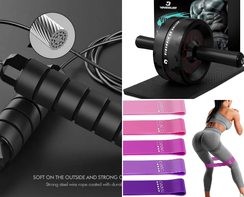 Fitness Equipment for Home - effective and cheap cover photo collage