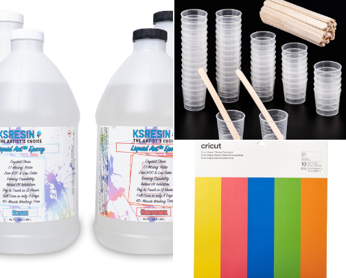 Must haves for getting started in resin art cover photo collage