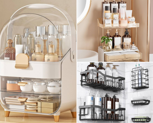 Bathroom Organization cover photo collage
