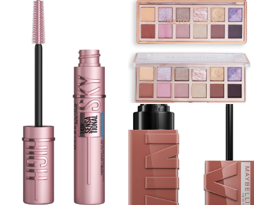 Excellent drugstore products cover photo collage