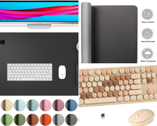 My Beige WFH Aesthetic Edit — Cosy, Neutral Desk Setup Essentials cover photo collage