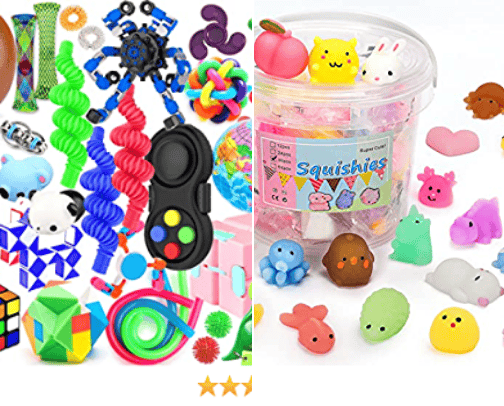 fidget toys cover photo collage