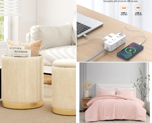 Dorm essentials cover photo collage