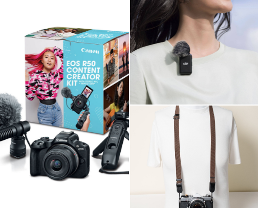 Content creating- actually great camera cover photo collage