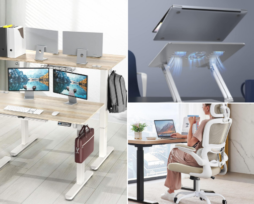 My Work From Home Setup cover photo collage