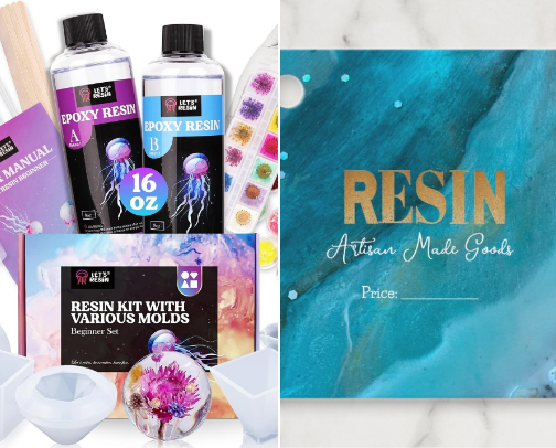 Resin Lover's cover photo collage