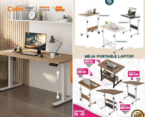 WFH Jadi Lebih Nyaman : 20 Essentials untuk Meningkatkan Produktivitas Kerja dari Rumah cover photo collage