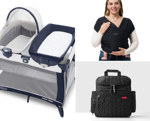 Travel Essentials with a Newborn cover photo collage