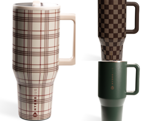 Drink cups cover photo collage