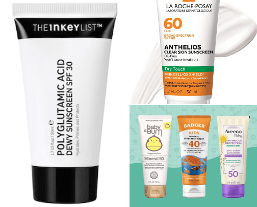 The best sun protection products (you might not know all of these). cover photo collage
