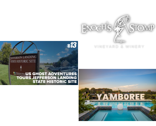 “Discover East Texas: good vibes, great food, unforgettable memories.” cover photo collage