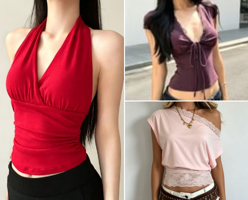 Trendy Tops for Your Hot Girl Era cover photo collage