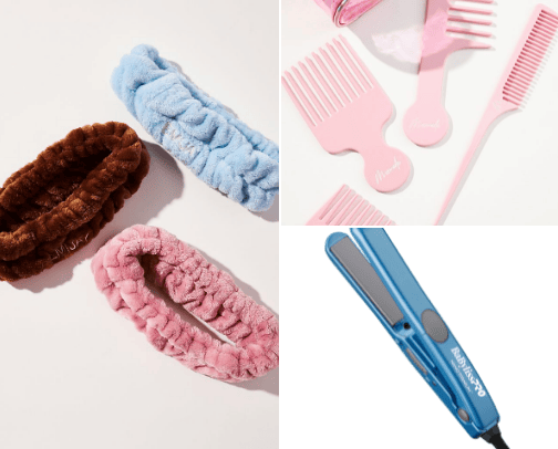 Hair essentials cover photo collage