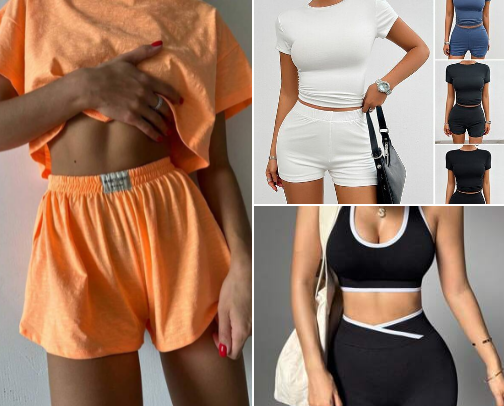 "Athleisure Muse" cover photo collage