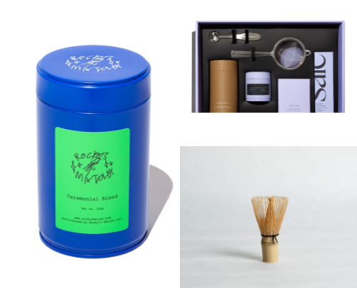 Matcha supplies cover photo collage