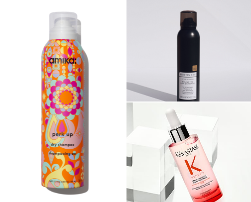 hair products cover photo collage
