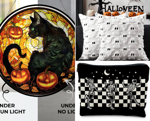 Are these not the best halloween finds ever? cover photo collage