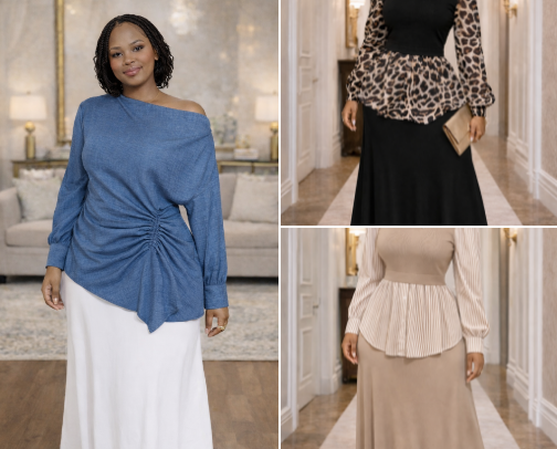 Modest Shirts I’m Loving Right Now on TikTok Shop cover photo collage