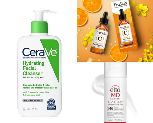 My Daily Face Skincare Routine for Glowing Skin cover photo collage