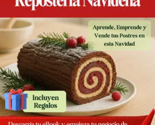 HOTMART /50 RECETAS NAVIDEÑAS / 50 Christmas Recipes cover photo collage