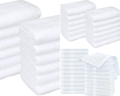 Best cotton washcloth sets for everyday use cover photo collage