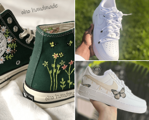 Shoes cover photo collage