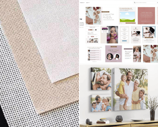 Canva cover photo collage