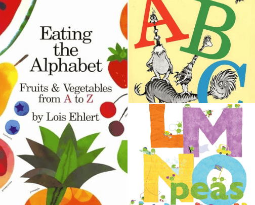 Best Alphabet Books for Preschoolers cover photo collage