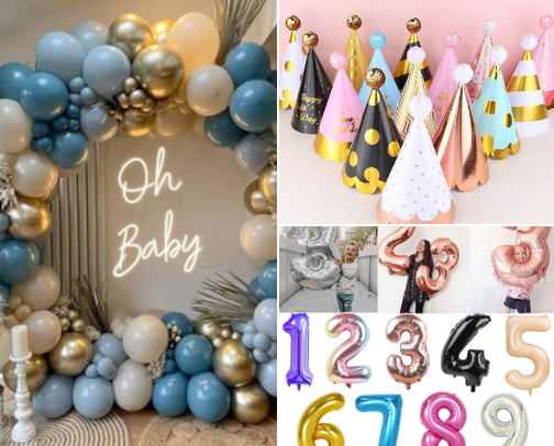 Birthday Trinkets cover photo collage