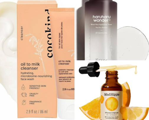 morning skincare lineup to start your day right cover photo collage