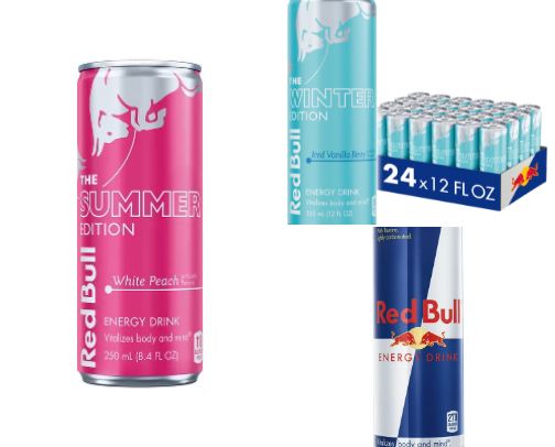 Red Bull cover photo collage
