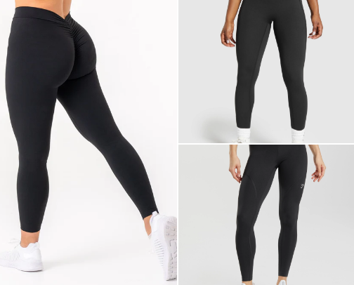 Leggings woman cover photo collage