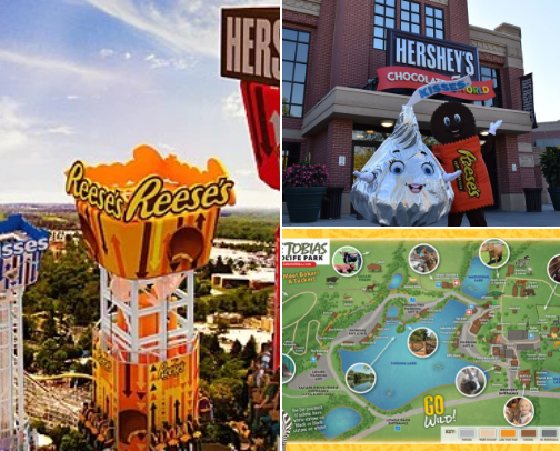 Fun places in Central Pennsylvania! cover photo collage