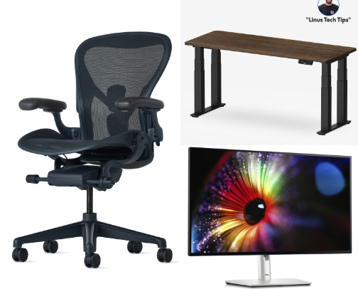 Home Office Setup cover photo collage