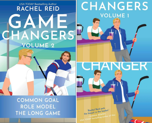 Download - Game Changers Volume 2 companion reads for hockey romance fans cover photo collage