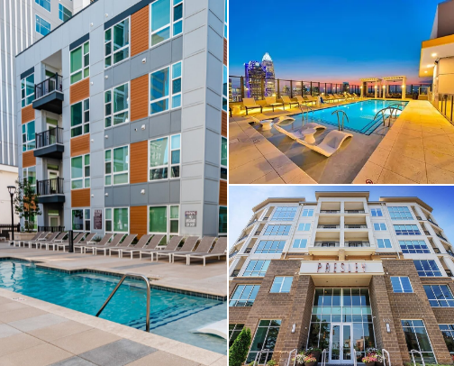 Clt Apartment Guide cover photo collage